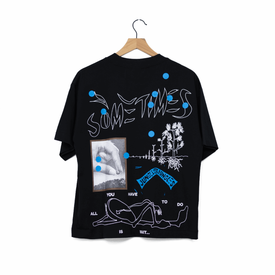 Jungles Patience Tee - 'Black'