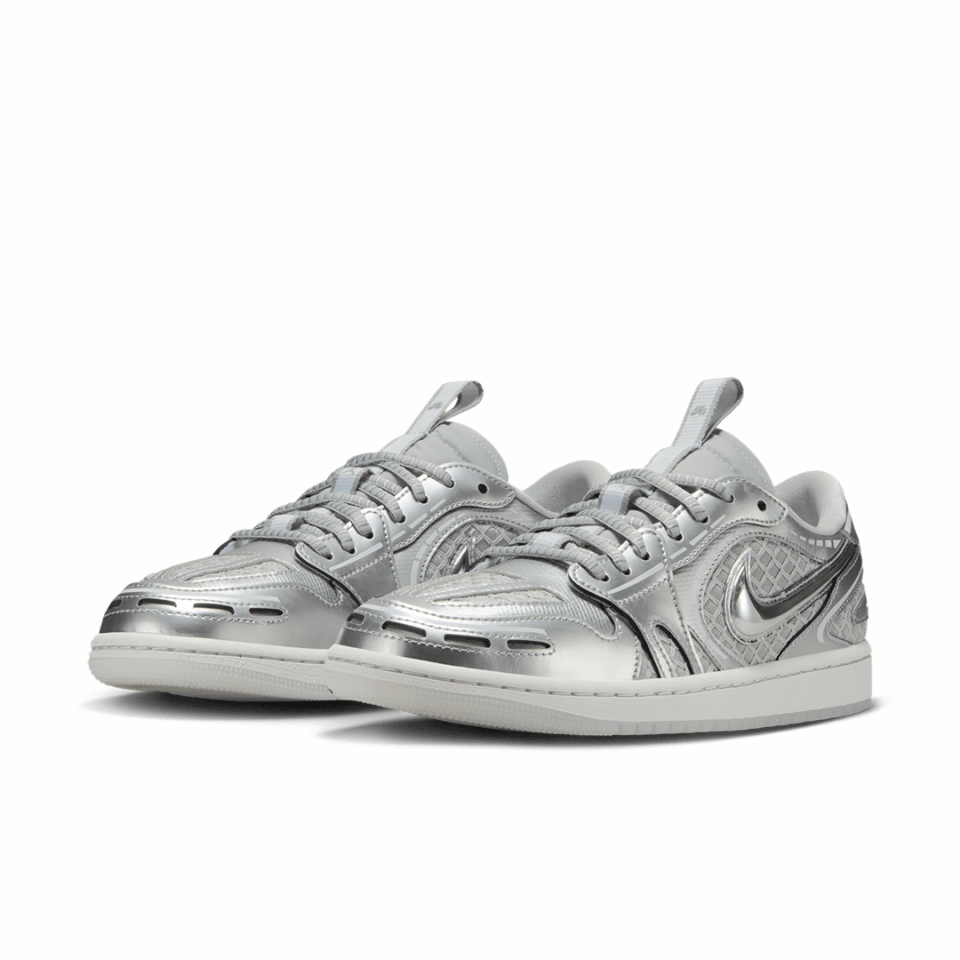 WMNS Air Jordan 1 MM Low V3 - 'Neutral Grey/Metallic Silver'