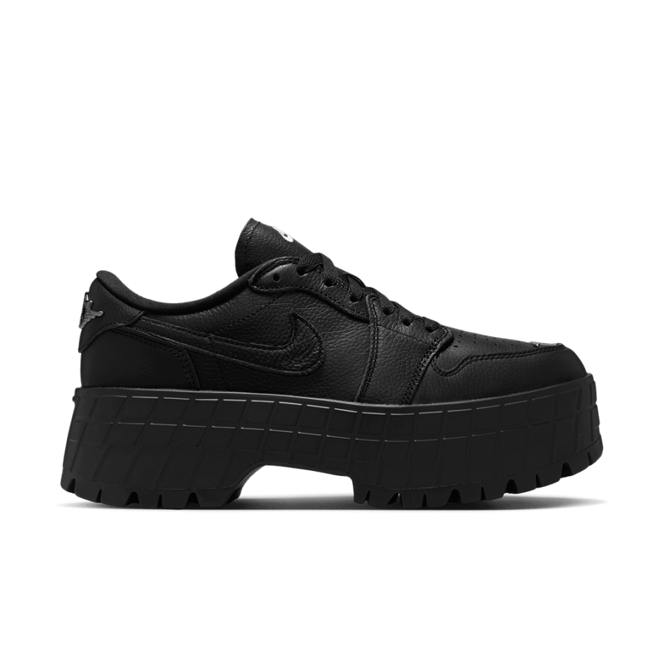 WMNS Air Jordan 1 Brooklyn Low - 'Black/Metallic Black'