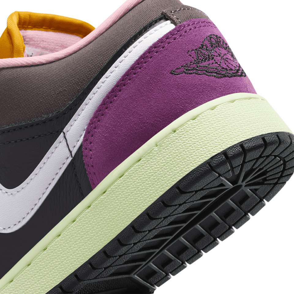 GS Air Jordan 1 Low SE - 'Oil Grey/White'