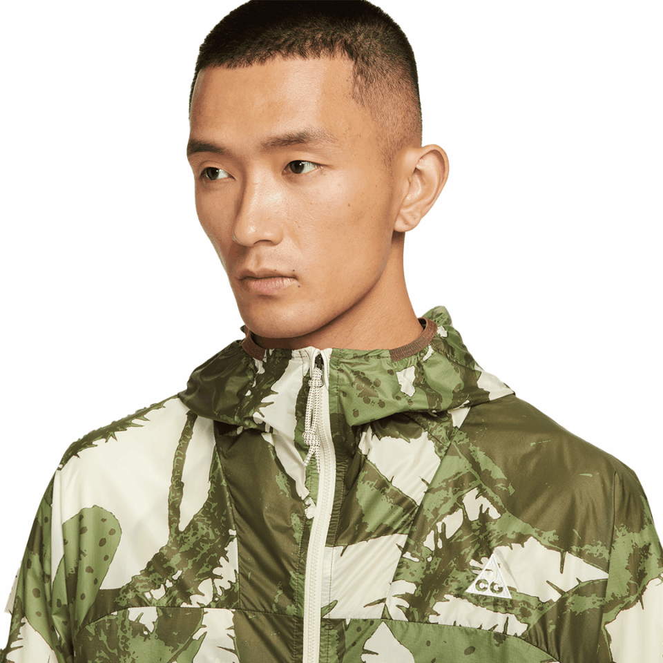 Nike ACG Cindercone Jacket AOP - 'Light Khaki/Mosswood Brown'