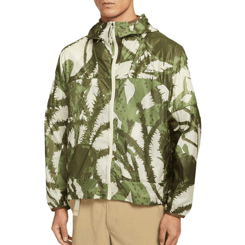 Nike ACG Cindercone Jacket AOP - 'Light Khaki/Mosswood Brown'