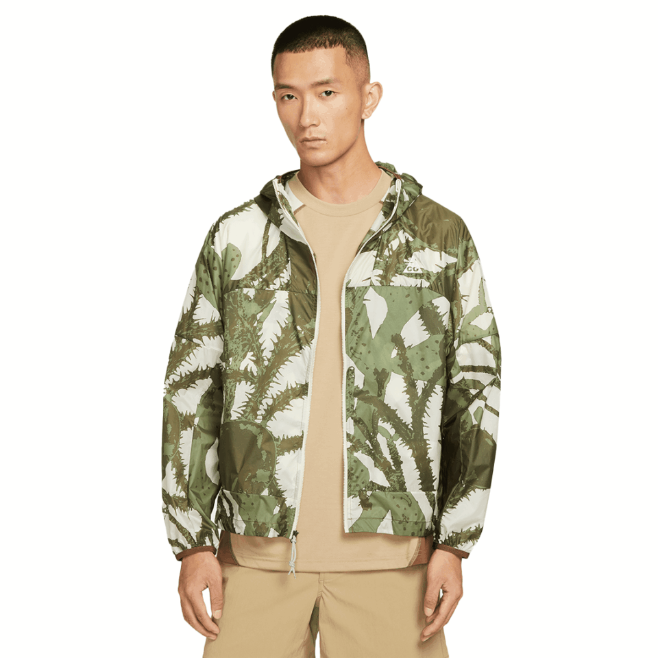 Nike ACG Cindercone Jacket AOP - 'Light Khaki/Mosswood Brown'