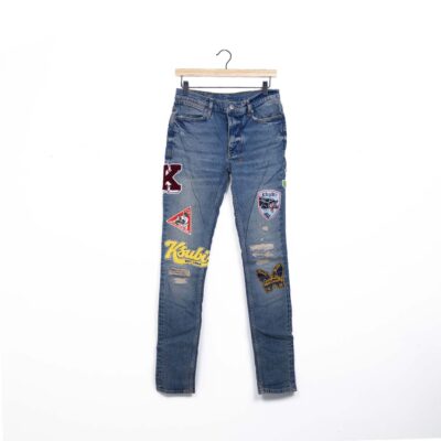 Ksubi Van Winkle Rodeo Patched Denim - 'Blue'
