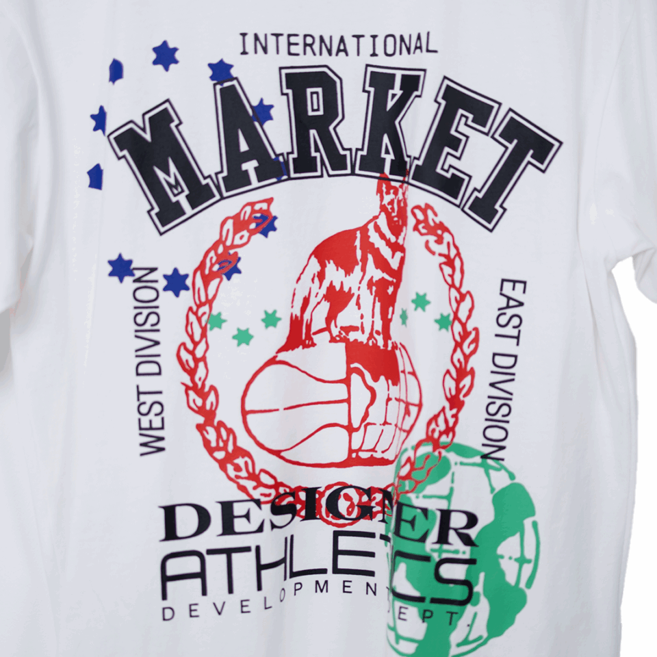 Market Designer Athletics Tee - 'White'
