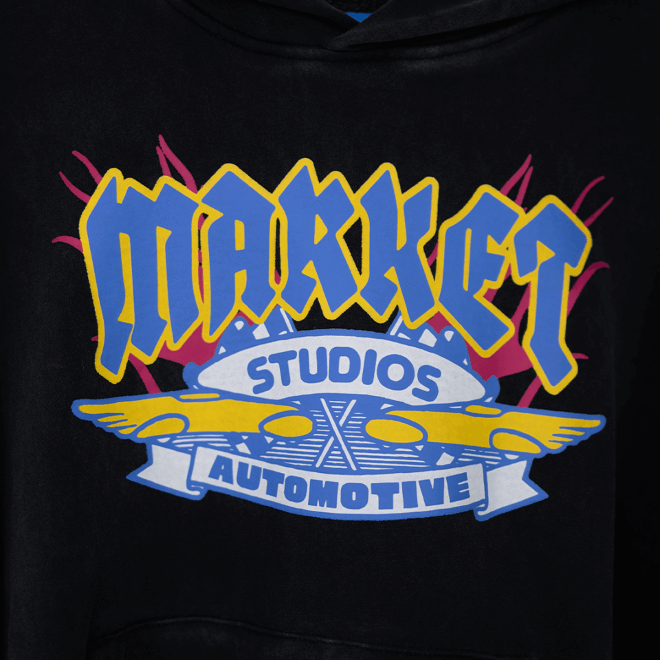 Market V12 Hoodie - 'Pirate Black'
