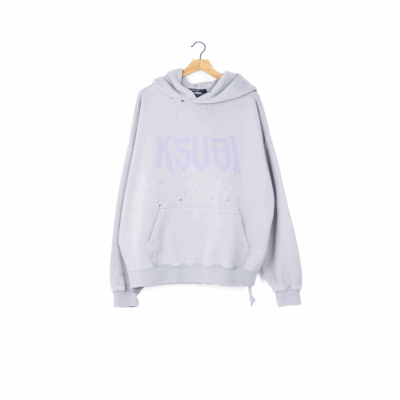 Ksubi Blasted Hoodie - 'Smoke Grey'