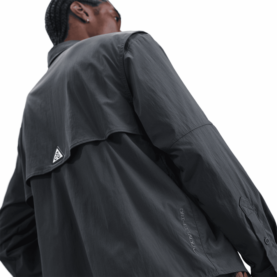 Nike ACG "Orb Weaver" L/S Shirt - 'Anthracite/Summit White' - Image 2