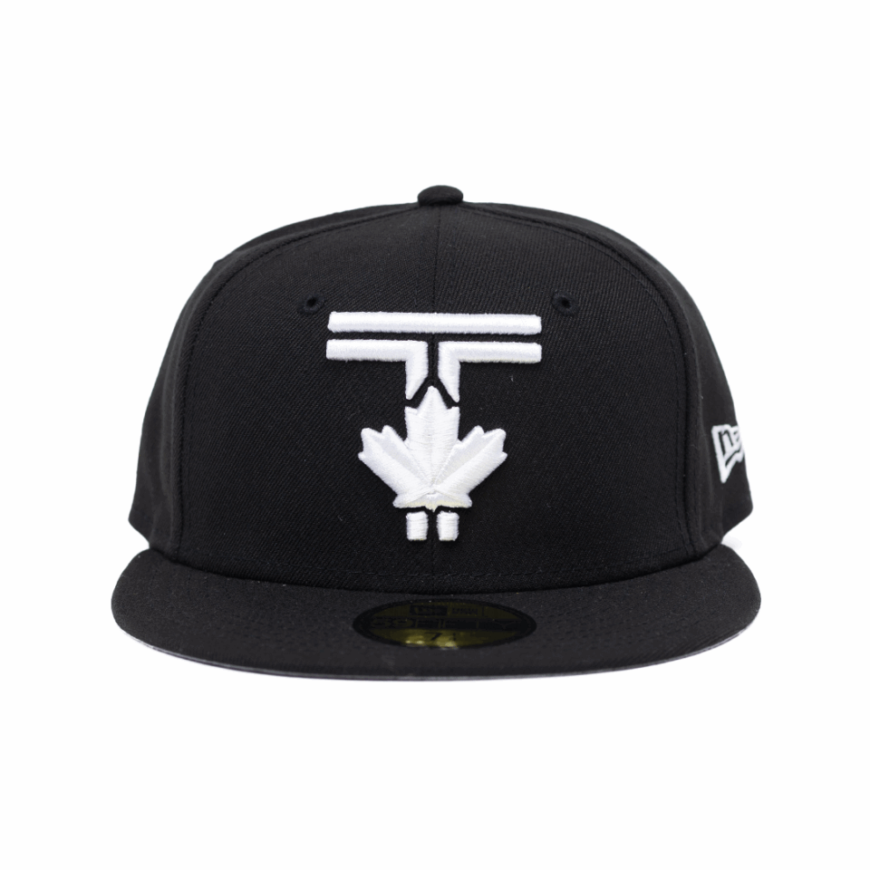 New Era 5950 Toronto Blue Jays Fitted Hat - 'Black/White'