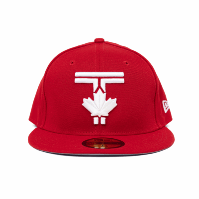 New Era 5950 Toronto Blue Jays Fitted Hat - 'Red'