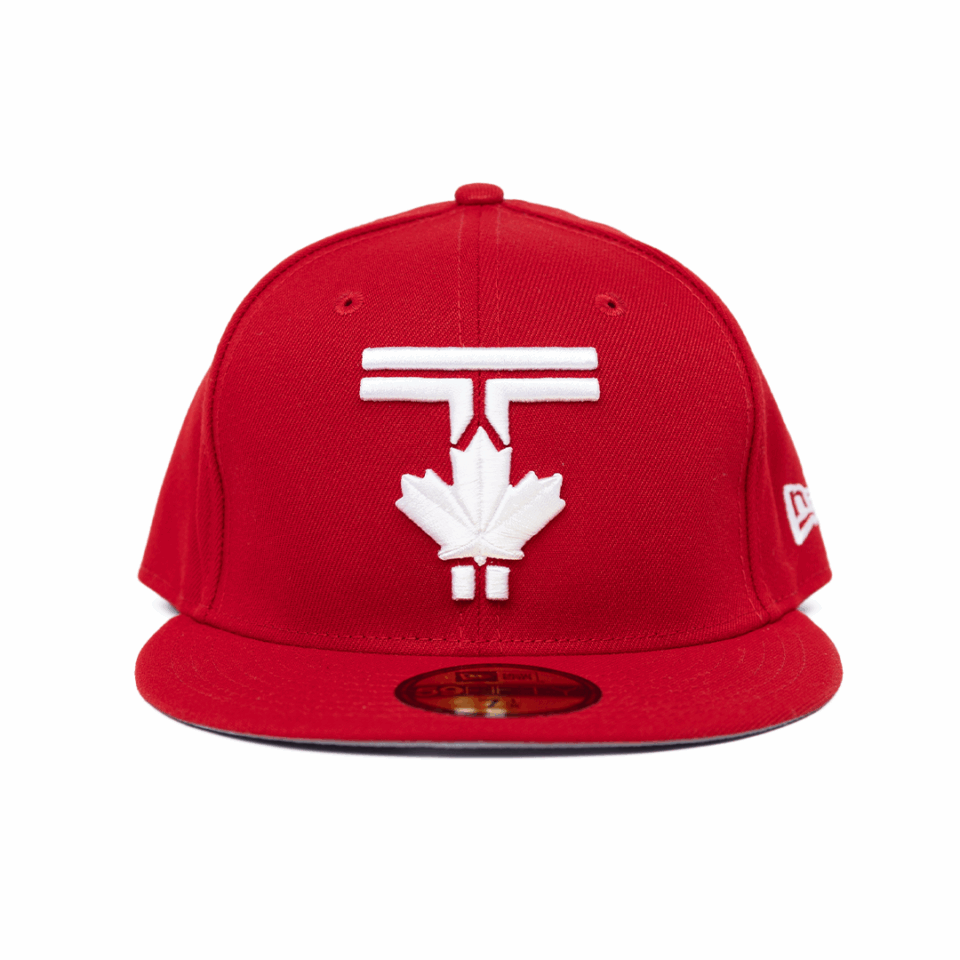 New Era 5950 Toronto Blue Jays Fitted Hat - 'Red'
