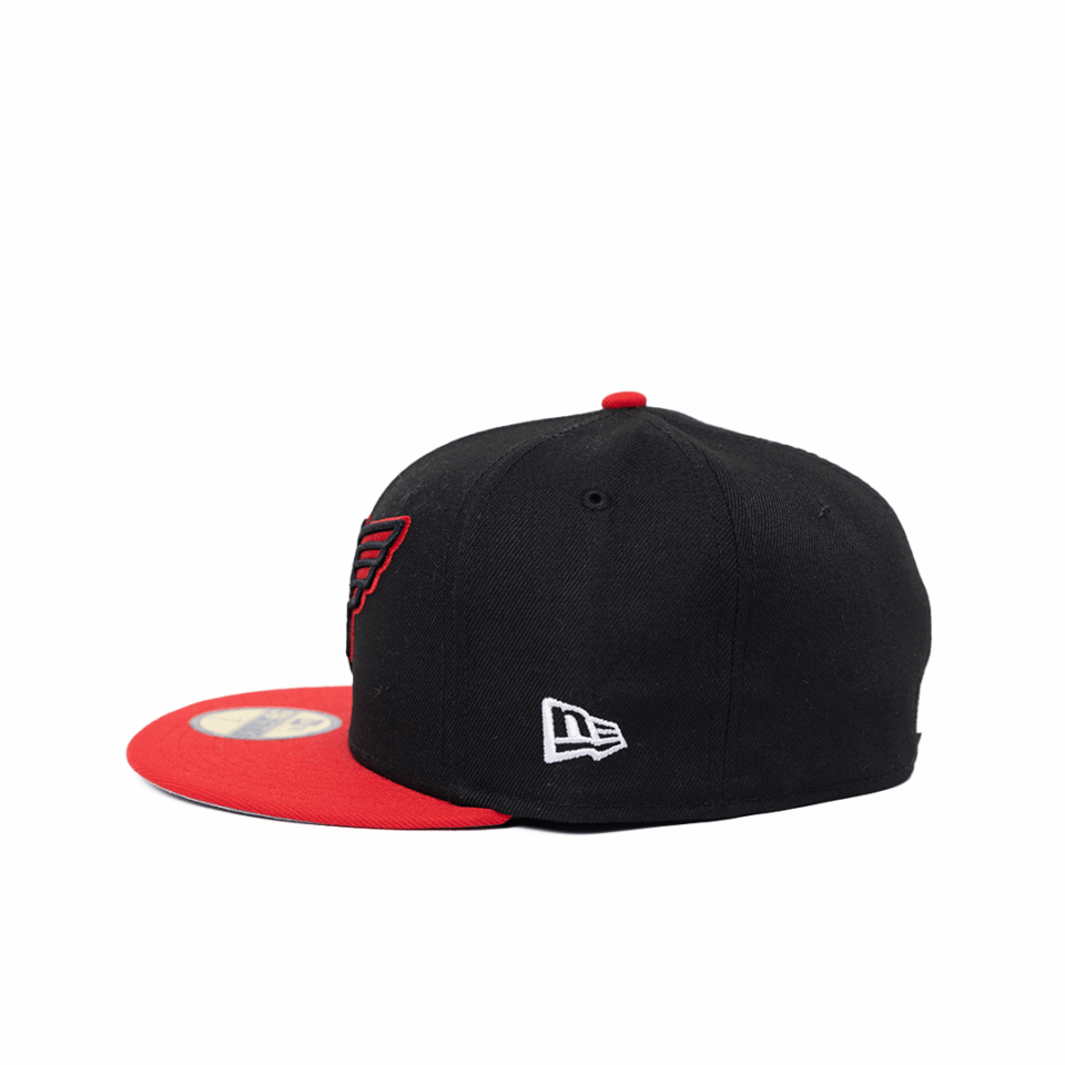 New Era 5950 Chicago White Sox Fitted Hat - 'Black/Red'