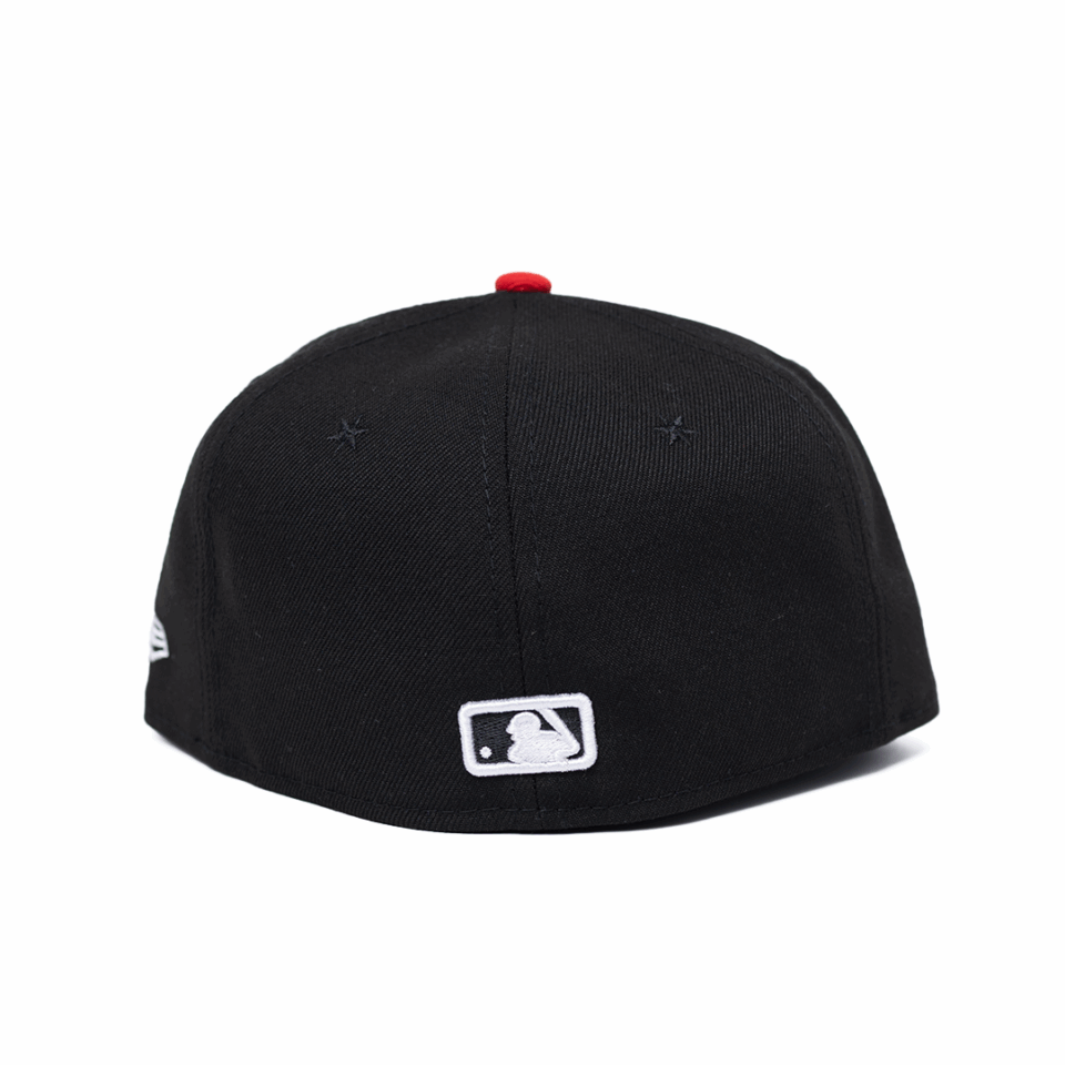 New Era 5950 Chicago White Sox Fitted Hat - 'Black/Red'