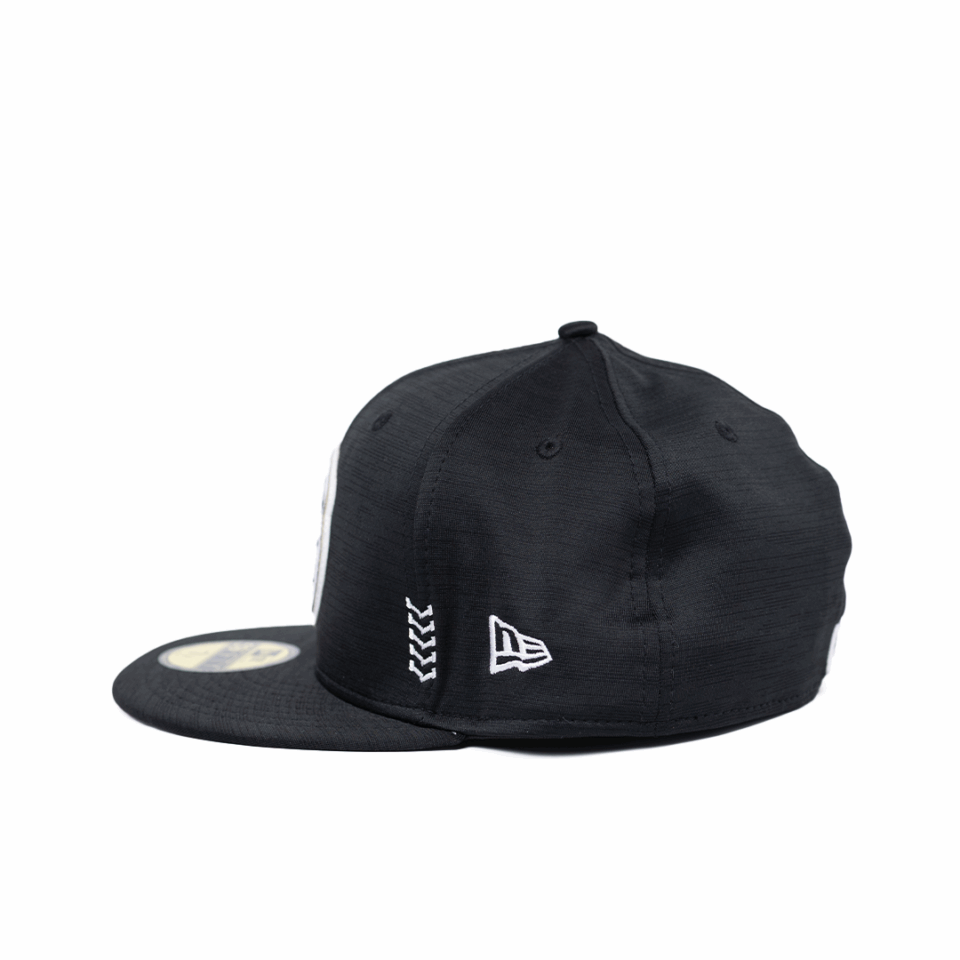 New Era 5950 Cleveland Guardians Fitted Hat - 'Black/White'