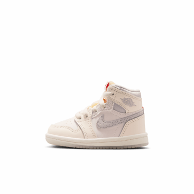 TD Air Jordan 1 High OG - 'Sail/University Red'