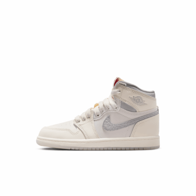 PS Air Jordan 1 High OG - 'Sail/University Red'