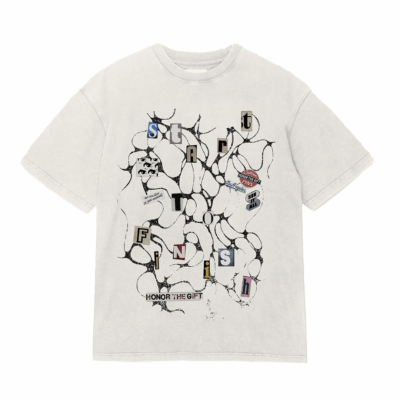 Honor The Gift Start To Finish Tee - 'Bone'