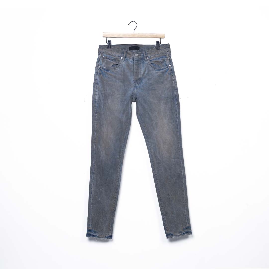 Purple Skinny Monterrico Mud Denim - 'Light Indigo'