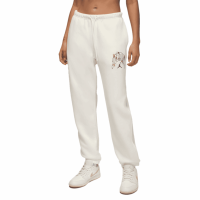 WMNS Jordan Brooklyn Fleece Realtree Jogger - 'Sail/Iron Grey'