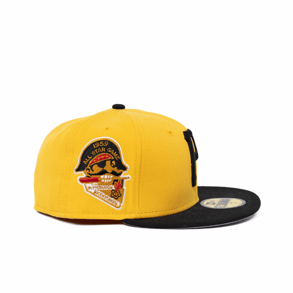 New Era 5950 Pittsburgh Pirates Fitted Hat - 'Gold/Black'