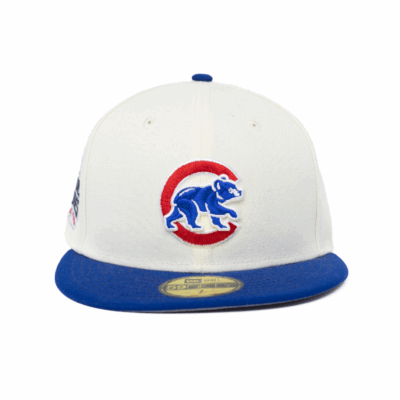 New Era 5950 Chicago Cubs Fitted Hat - 'White/Blue'