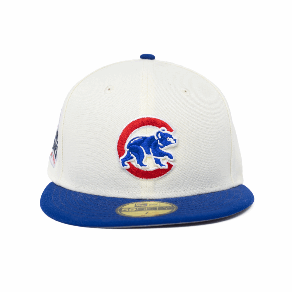 New Era 5950 Chicago Cubs Fitted Hat - 'White/Blue'