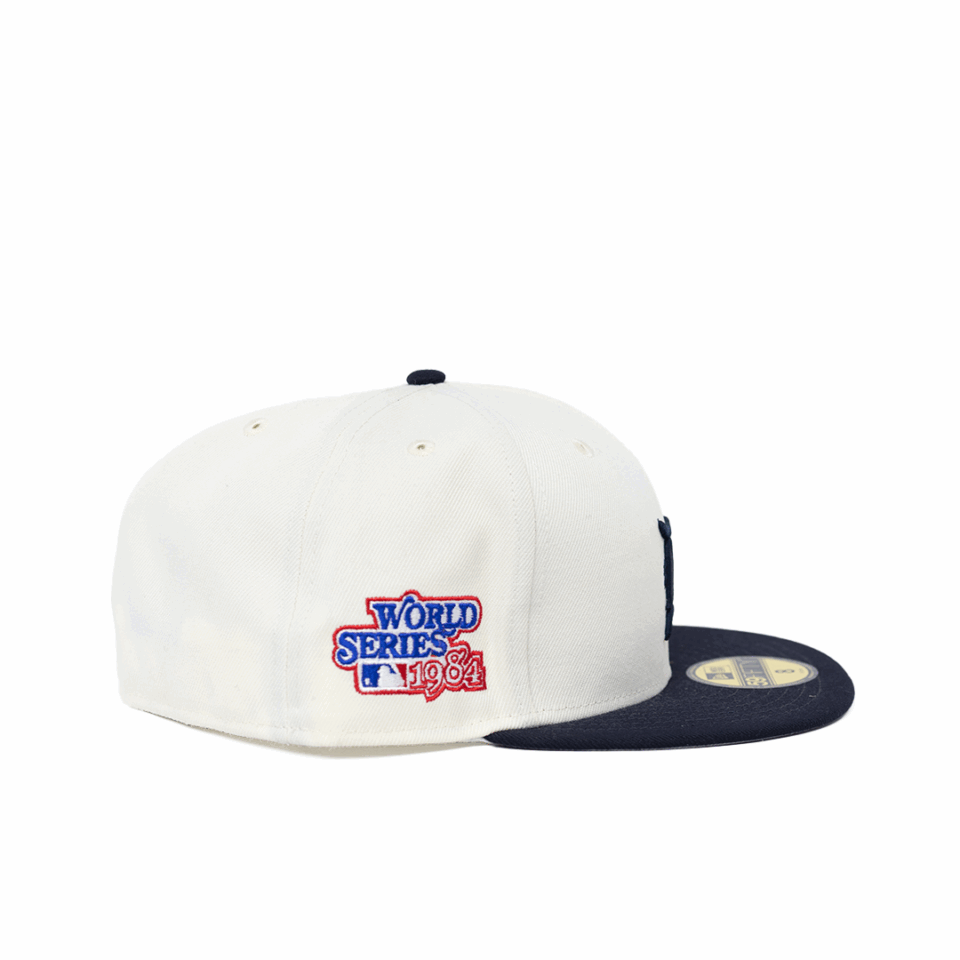 New Era 5950 Detroit Tigers Fitted Hat - 'White/Navy'
