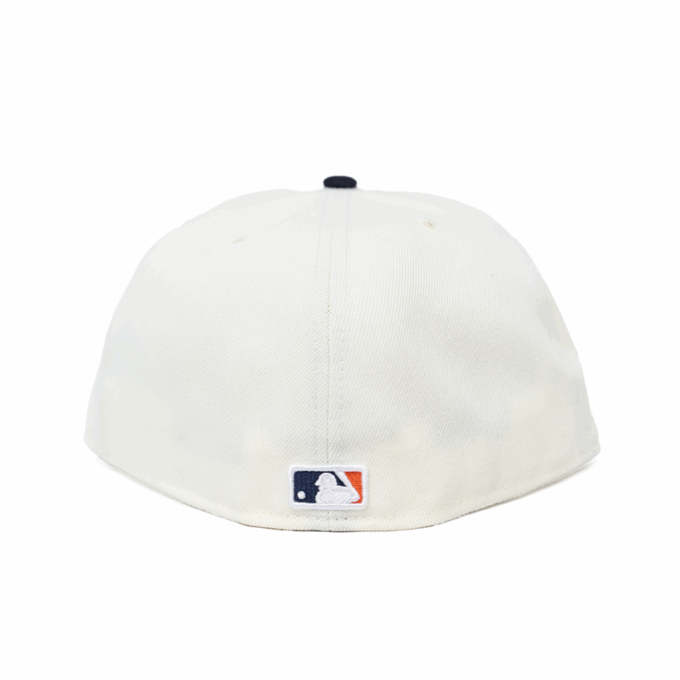New Era 5950 Detroit Tigers Fitted Hat - 'White/Navy'