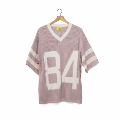 Diet Starts Monday Knitted Mesh Jersey - 'Mauve'
