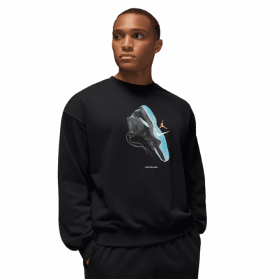 Jordan AJ11 Crew - 'Black/Gamma Blue'