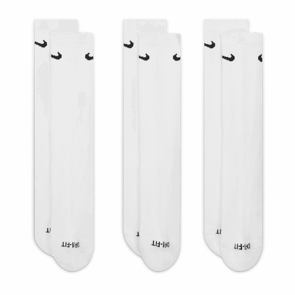 Nike Everyday Plus Cushioned Sock - 'White/Black'
