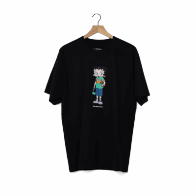 Market Betty Boop Casual Outfit Tee - 'Black'