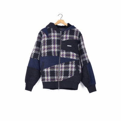 Andersson Bell Patchwork Zip Up Jacket - 'Multi'