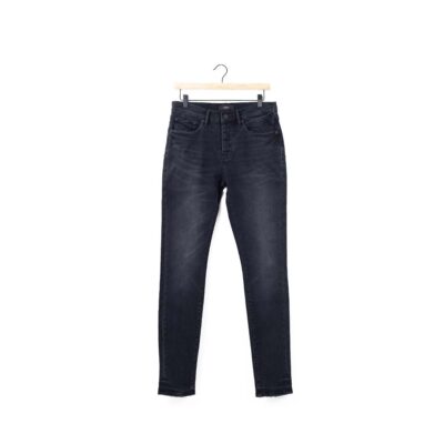 Purple Skinny Hotfix Logo Denim - 'Black'