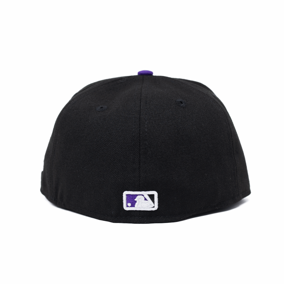 New Era Rockies Fitted Hat - 'Black'