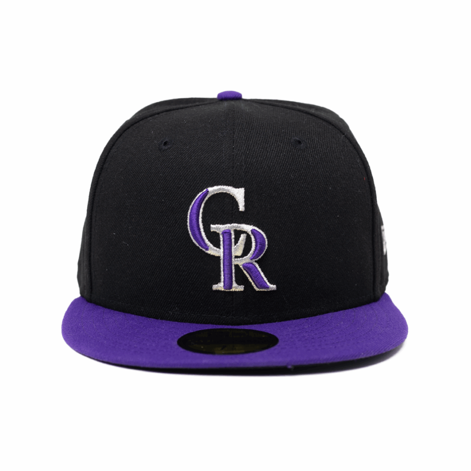 New Era Rockies Fitted Hat - 'Black'