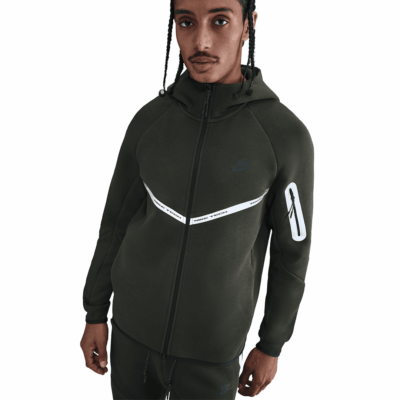 Nike Tech Zip Windrunner Jacket - 'Sequoia/Black'