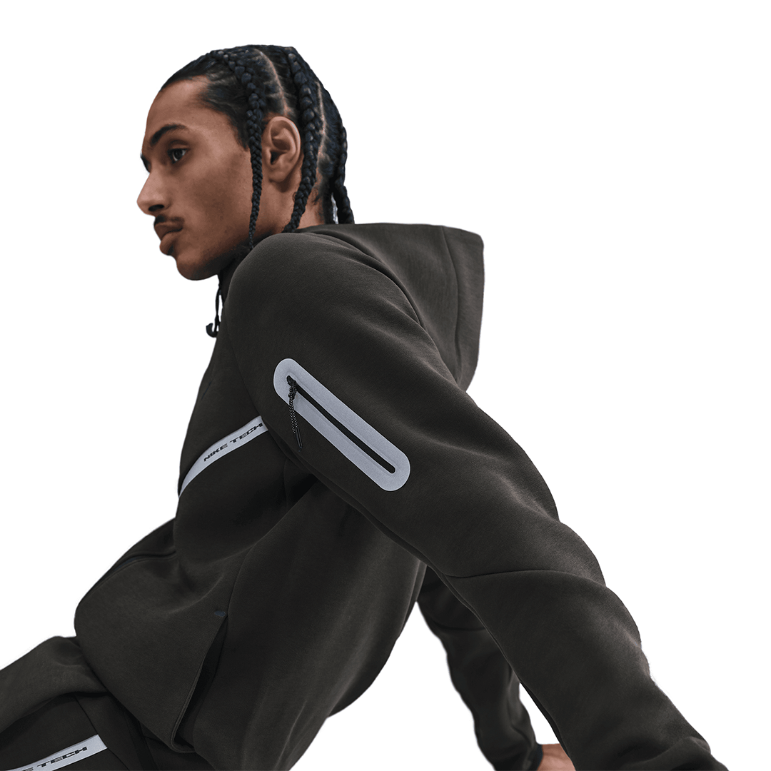 Nike Tech Zip Windrunner Jacket - 'Sequoia/Black'