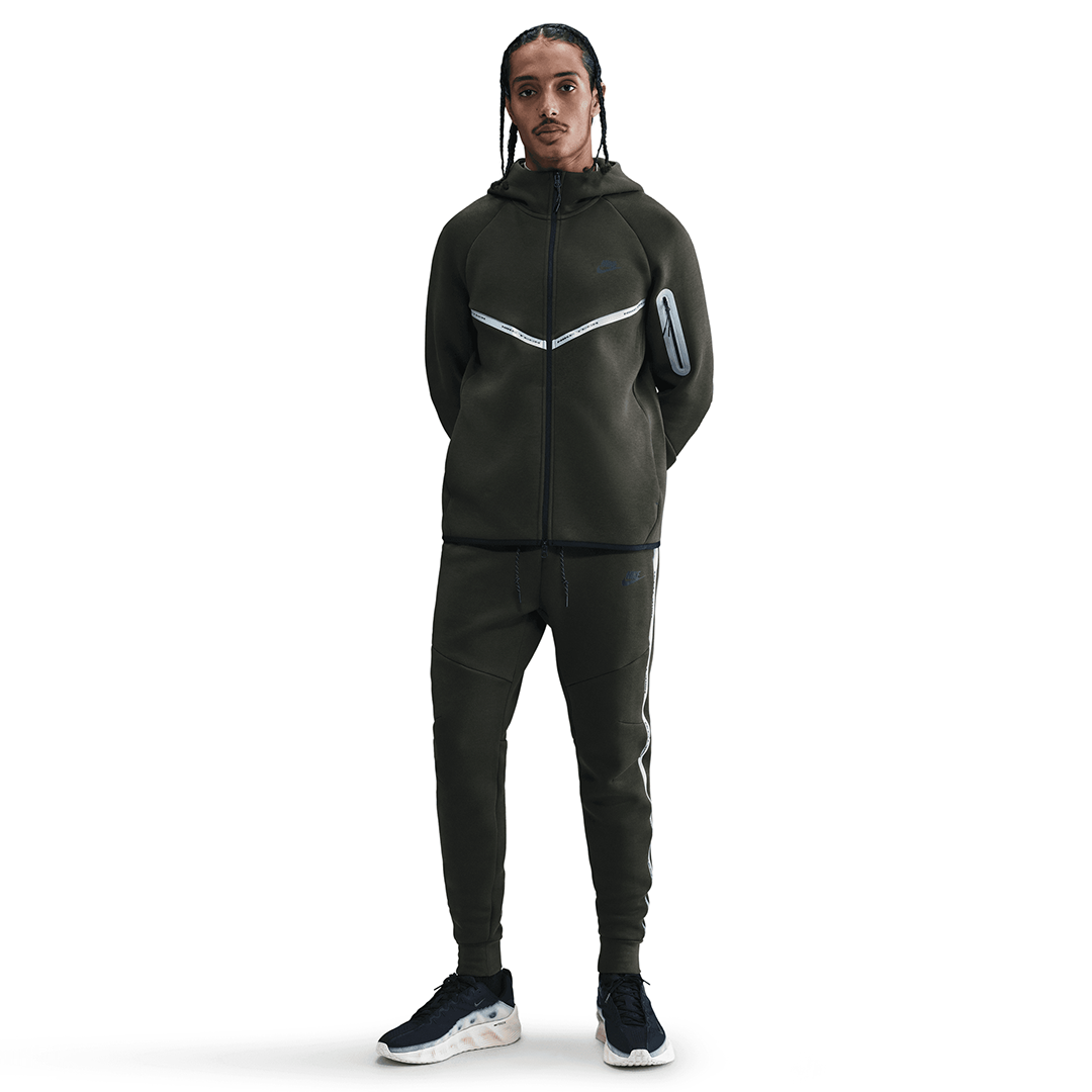 Nike Tech Zip Windrunner Jacket - 'Sequoia/Black'
