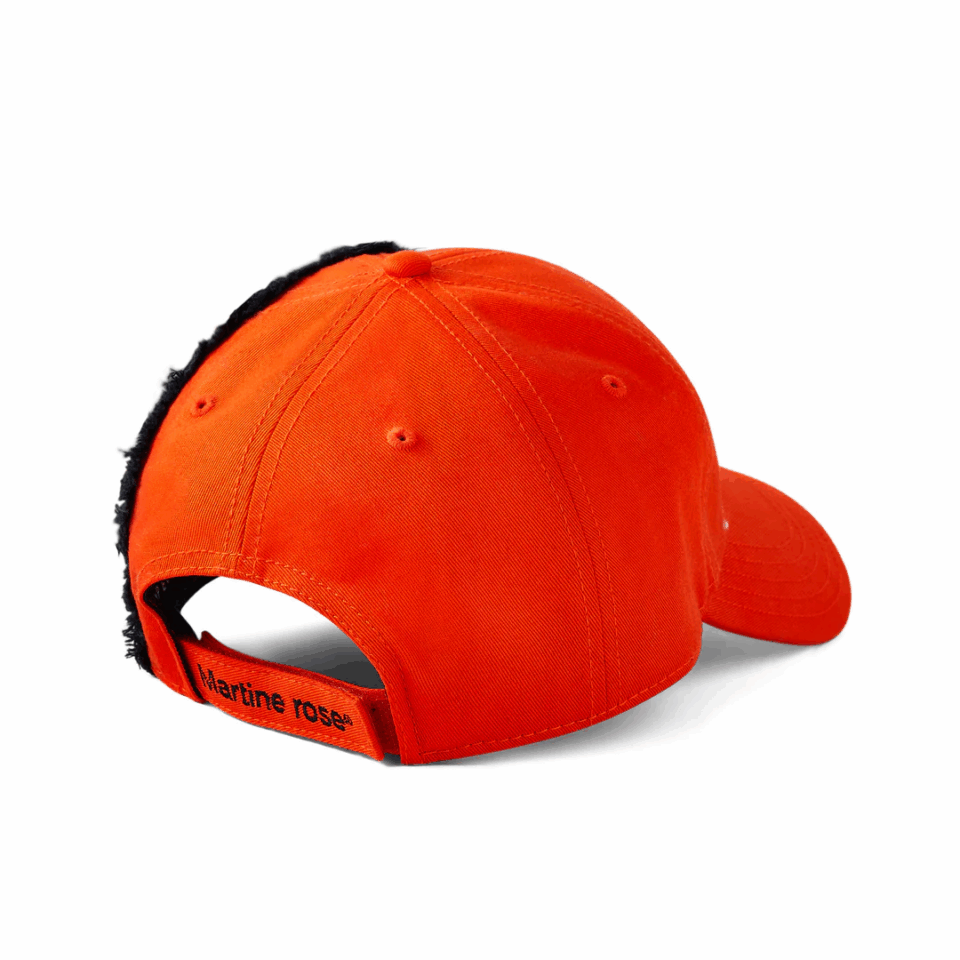 Martine Rose Collage Strapback Hat - 'Orange'