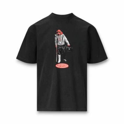 Pleasures Da Funk Tee - 'Faded Black'