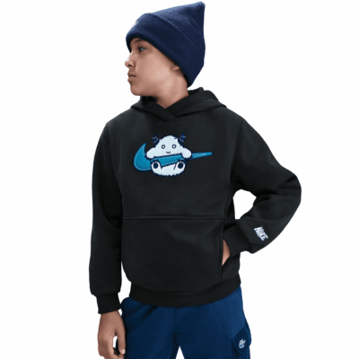 Kids Nike Club Hoodie - 'Off Noir'