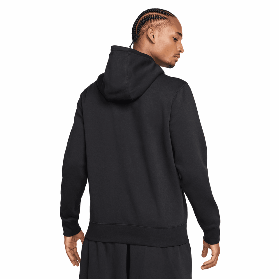 Nike Club Zip Hoodie - 'Black/Black'