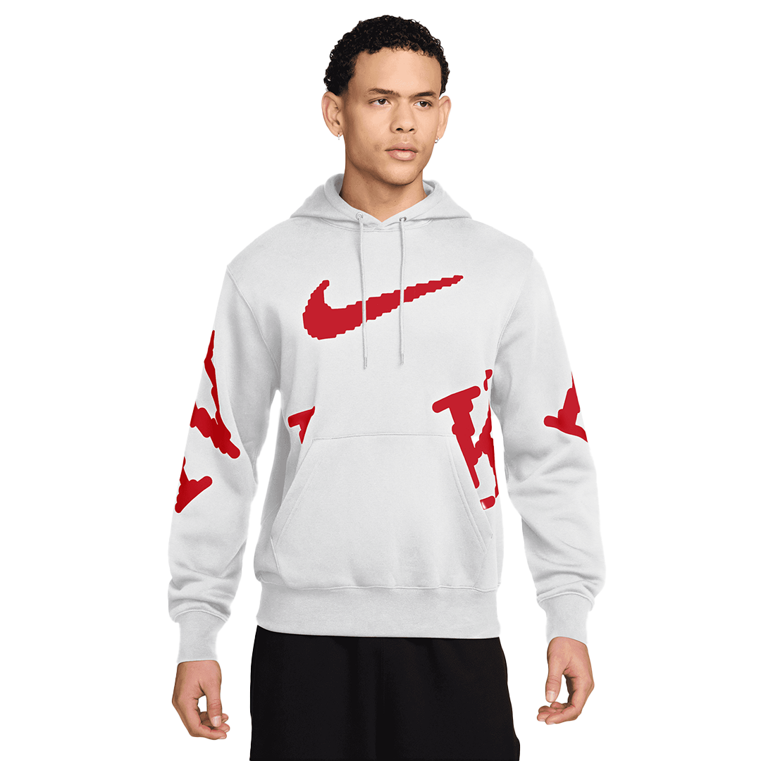 nike air jordan white hoodie