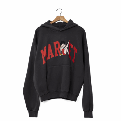 Market Betty Boop Arc Hoodie - 'Washed Black'