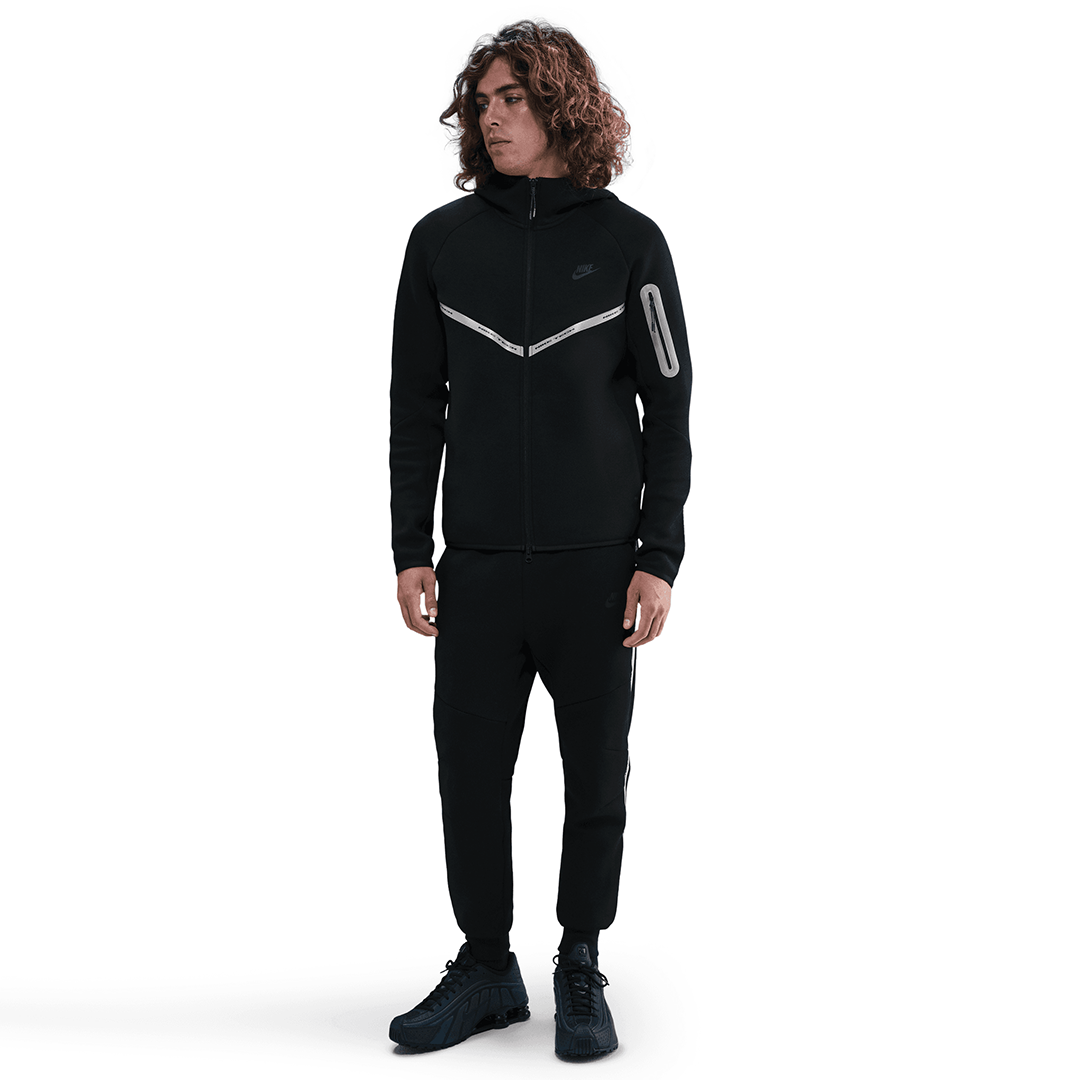Nike Tech Fleece Windrunner Zip Jacket - 'Black/Black' - Kicks Lounge