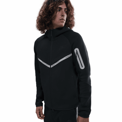 Nike Tech Fleece Windrunner Zip Jacket - 'Black/Black'