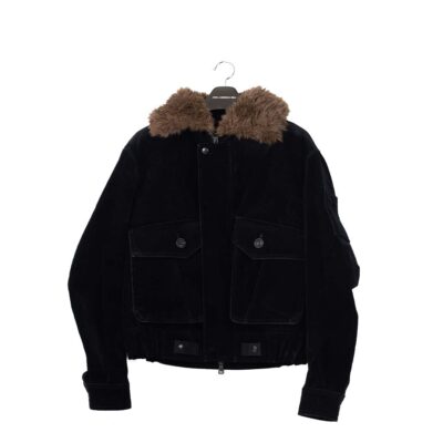 Andersson Bell Mikoos Velvet Bomber Jacket - 'Black'