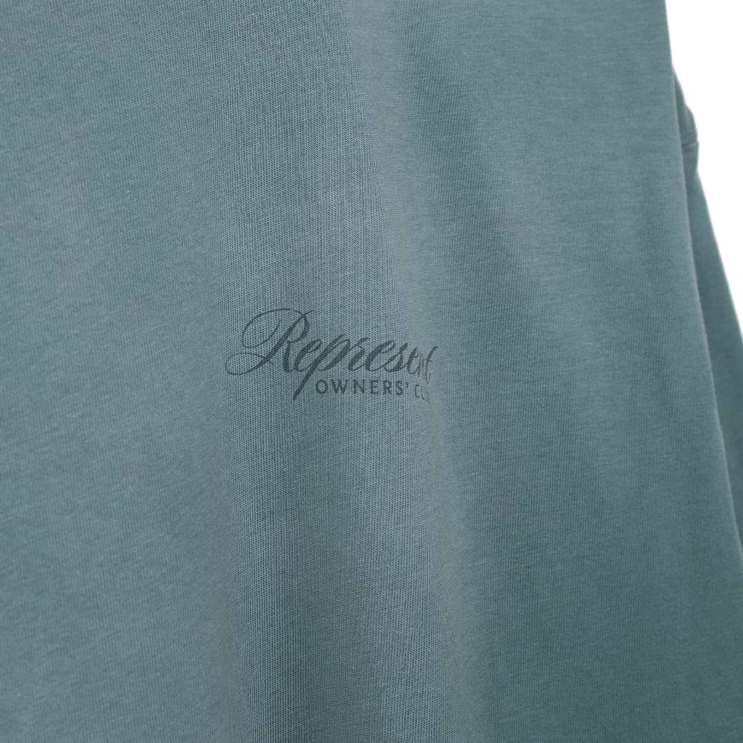 Represent Owners Club Script Tee - 'Vintage Green'