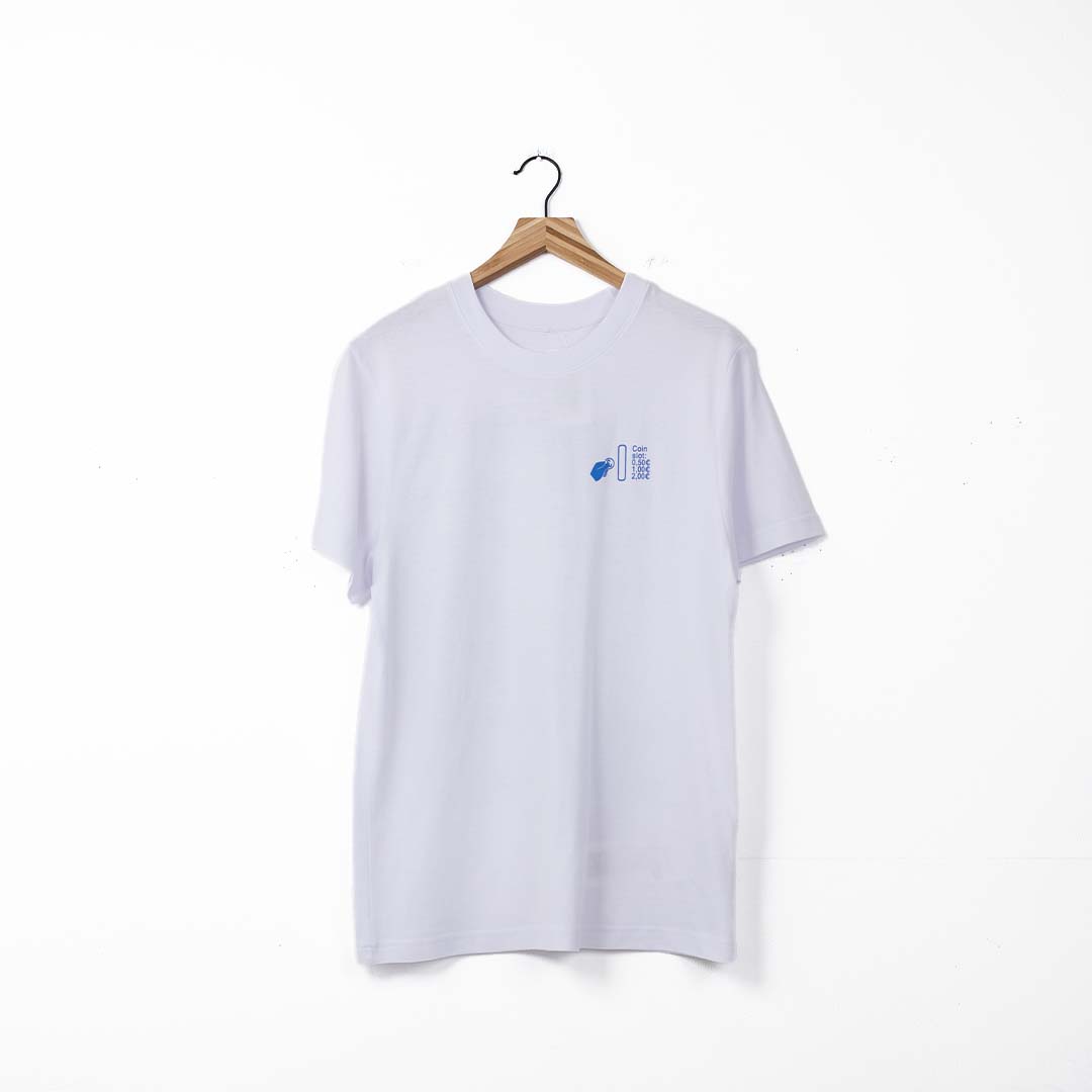 Ssstufff Telephone Booth Tee - 'White'